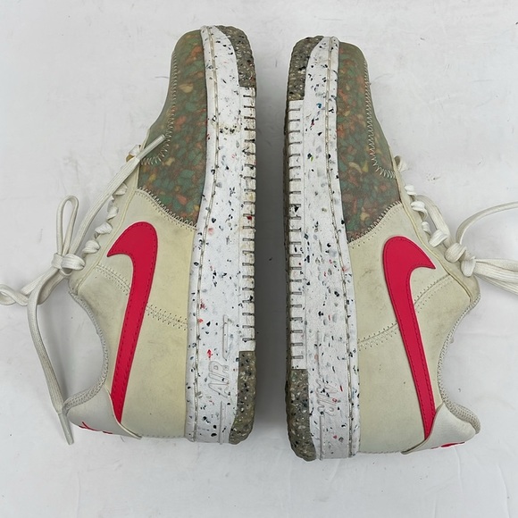 Nike Air Force 1‎ Crater Shoes Womens Size 6 CT1986 101 Summit White - Picture 6 of 12